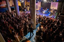 CUBERS「冬の“踊らないワンマン2020”」の様子。（撮影：牛島康介）