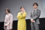 左から玉城ティナ、芦名星、岩田剛典。