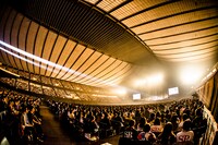 SUPER BEAVER「都会のラクダ “ホール＆ライブハウス+アリーナ” TOUR 2019-2020 ～スーパー立ちと座りと、ラクダ放題～」東京・国立代々木競技場第一体育館公演の様子。（撮影：青木カズロー）