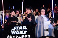 左から津田健次郎、及川光博、武田真治。