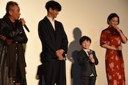映画「太陽の家」公開記念舞台挨拶の様子。