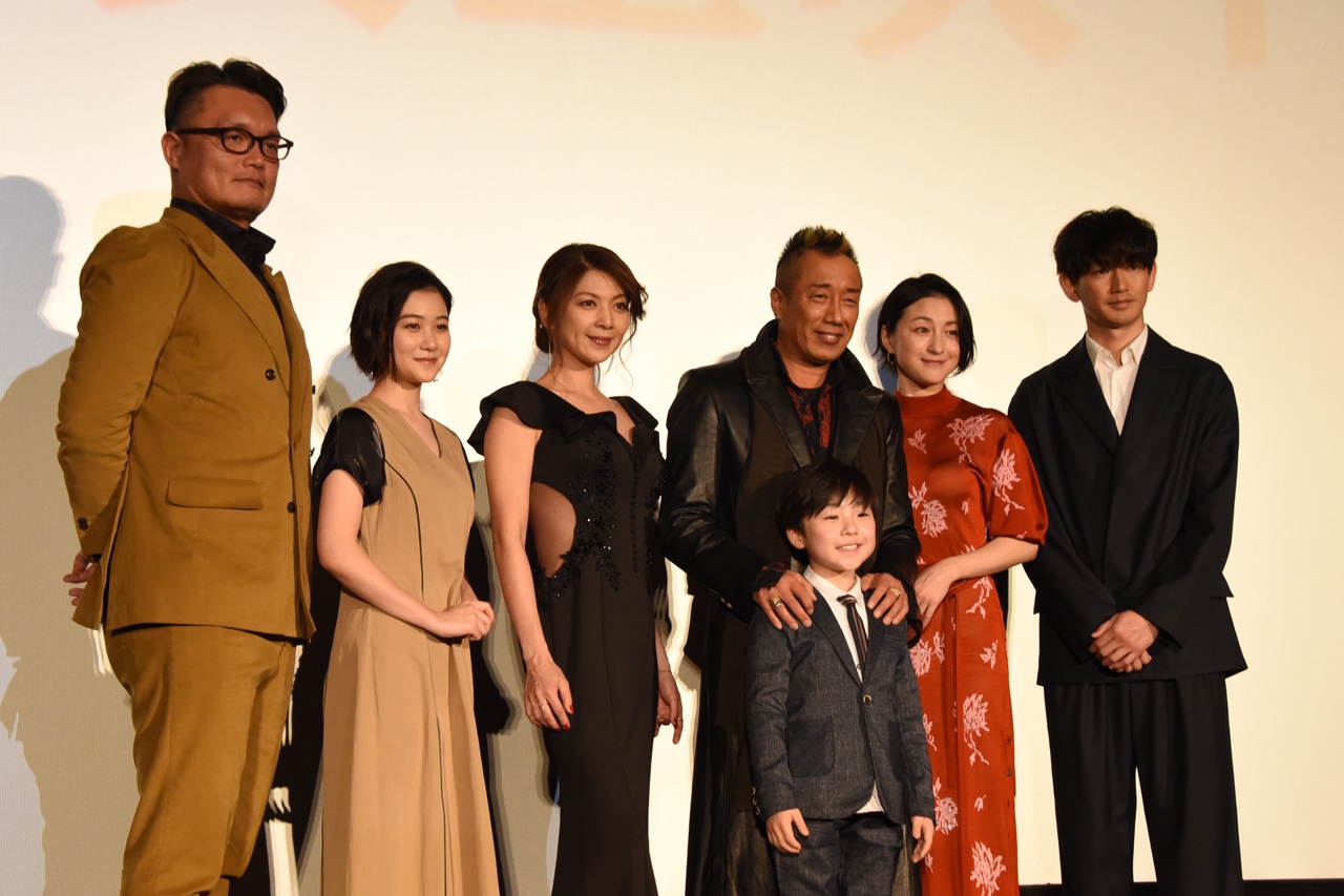 映画「太陽の家」公開記念舞台挨拶の様子。