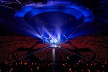 「東方神起 LIVE TOUR 2019～XV～」の様子。