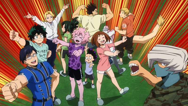 「僕のヒーローアカデミア」PVのワンシーン。(c)堀越耕平／集英社・僕のヒーローアカデミア製作委員会