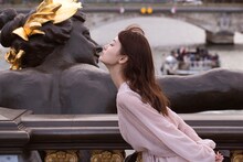 「忘れられない人」より山下美月のお気に入りカット。（撮影：須江隆治）