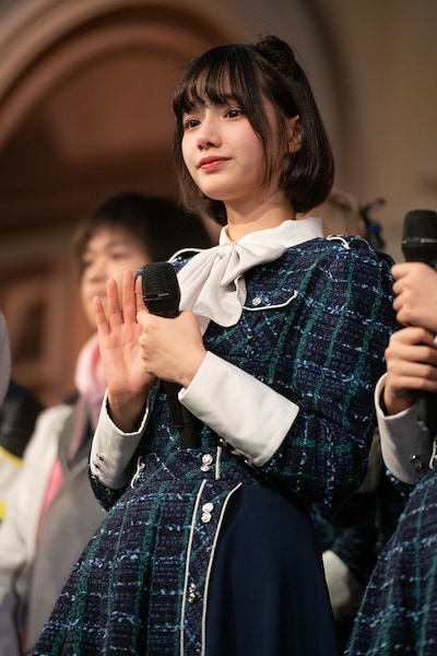 2020年1月に東京・ヴィーナスフォート 教会広場で行われたシングル「君のことをまだ何にも知らない」リリースイベント出演時の兎遊。