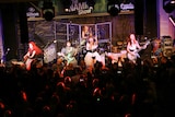 Aldious「The NAMM SHOW 2020」出演時の様子。(Photo by Michael Helms)