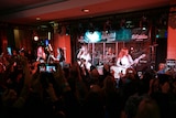 Aldious「The NAMM SHOW 2020」出演時の様子。(Photo by Michael Helms)