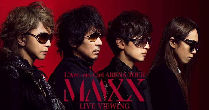 「L'Arc-en-Ciel『ARENA TOUR MMXX』LIVE VIEWING」告知ビジュアル