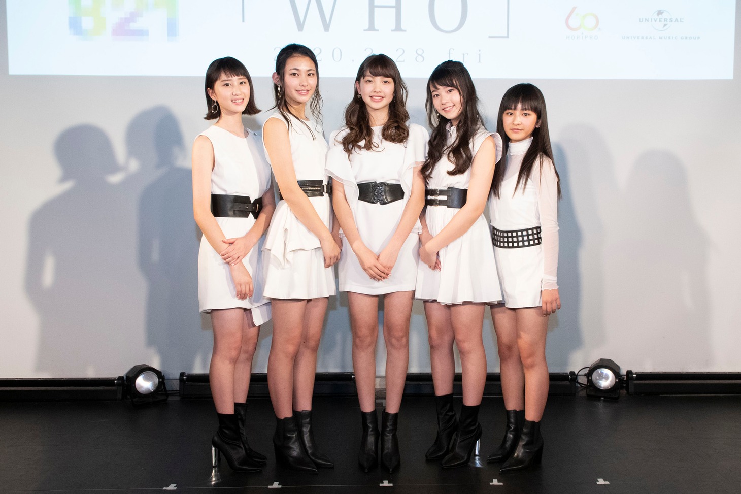 821デビュー発表記者会見の様子。
