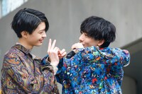 杢代和人と長野凌大。（撮影：笹森健一）