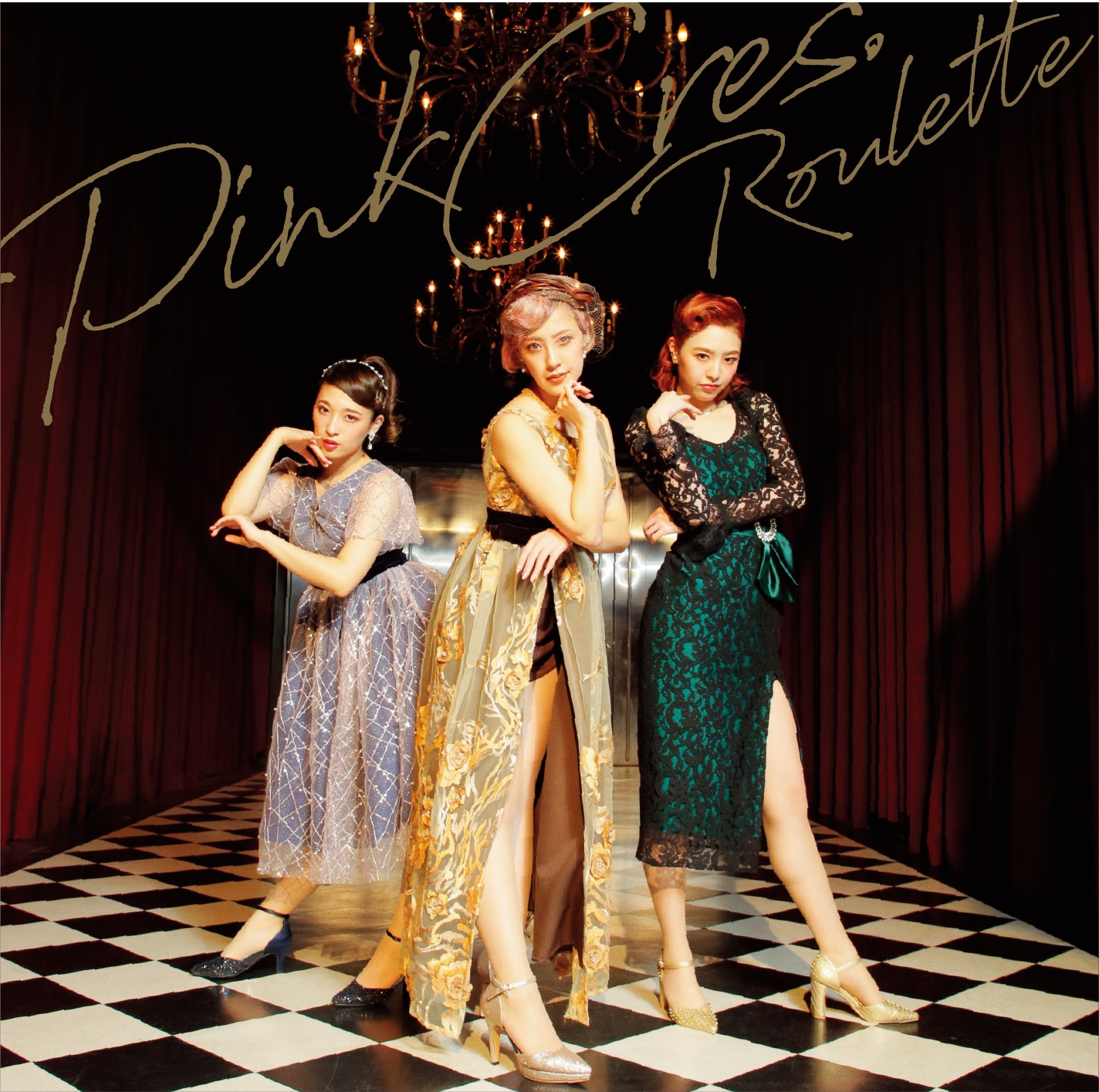 PINK CRES.「ルーレット」初回限定盤ジャケット