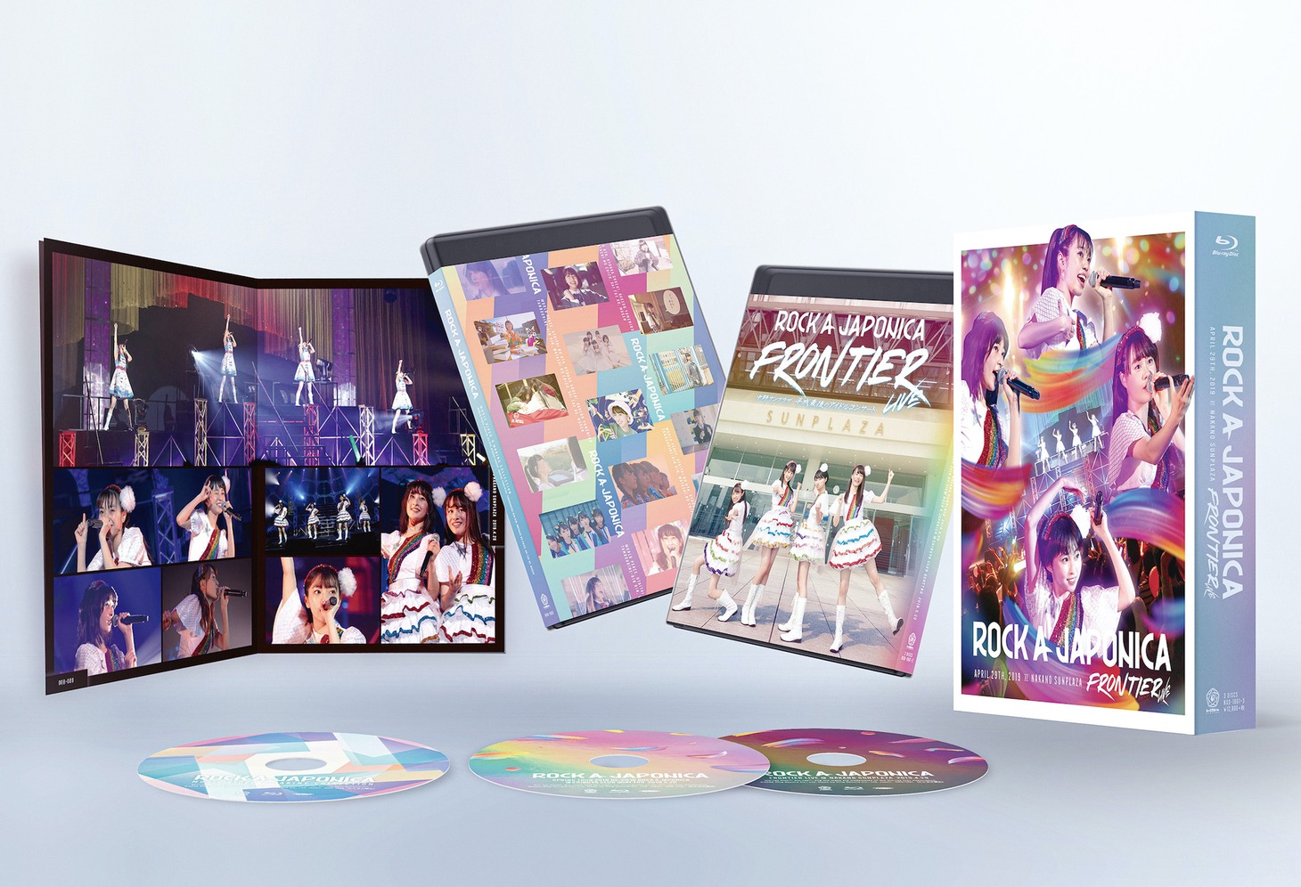ロッカジャポニカライブBlu-ray「ROCK A JAPONICA "FRONTIER" LIVE ～中野サンプラザ 平成最後のアイドルコンサート～」展開イメージ