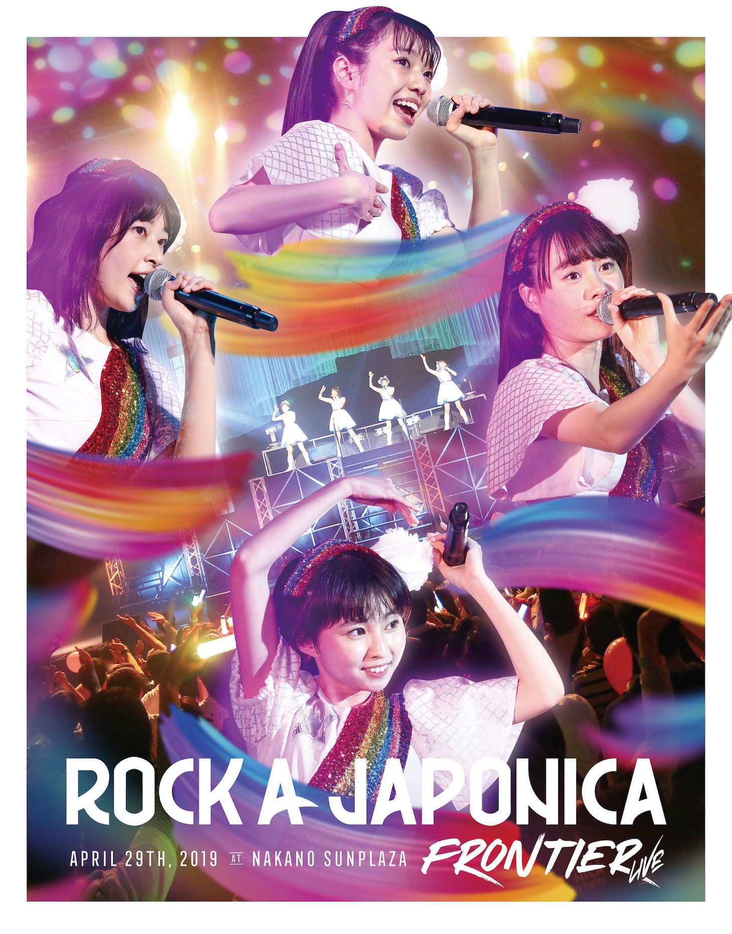 ロッカジャポニカライブBlu-ray「ROCK A JAPONICA "FRONTIER" LIVE ～中野サンプラザ 平成最後のアイドルコンサート～」パッケージジャケット