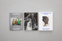 「YELLOW MAGAZINE 2019-2020」表紙（中央）と特典CD「YELLOW DISC」（左）。