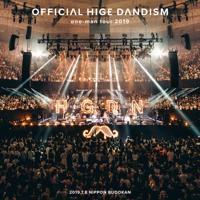 Official髭男dism「one-man tour 2019@2019.07.08 日本武道館（Live Video）」ジャケット