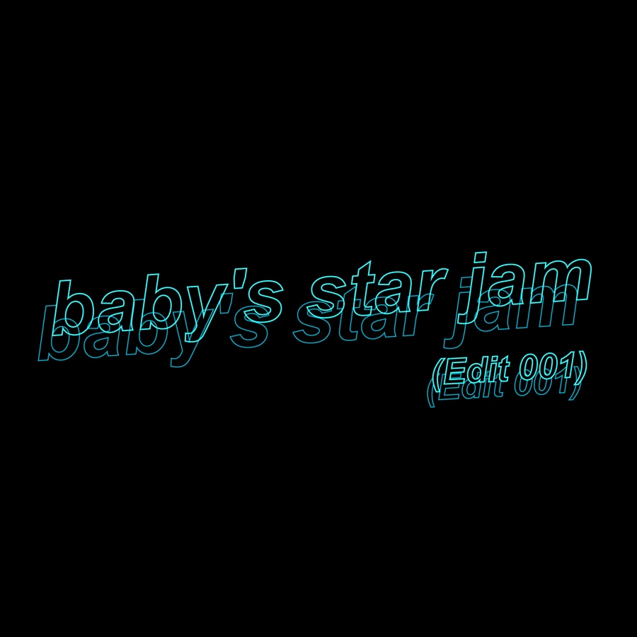DE DE MOUSE「baby's star jam（Edit 001）」配信ジャケット