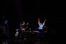 田島貴男と中村佳穂によるセッション。（撮影：工藤ちひろ）