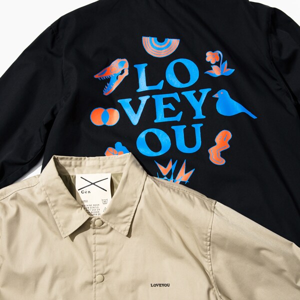 星野源×オオクボリュウ×beams FUCKYOU Coach Jacket 星野源×オオクボリュウ×beams FUCKYOU Coach Jacket