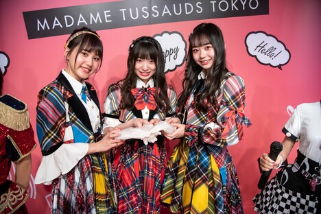 左から前田彩佳、久保怜音、大盛真歩。