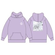「401×ふせでぃ COLLABORATION HOODIE LIGHT PURPLE」見本