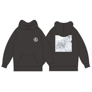 「401×ふせでぃ COLLABORATION HOODIE BLACK」見本