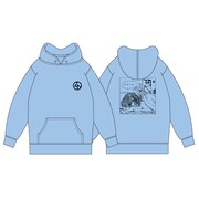 「401×ふせでぃ COLLABORATION HOODIE LIGHT BLUE」見本