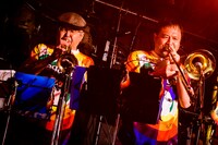 左から吉田哲治（Tp）、村田陽一（Tb）。（撮影：西岡浩記）