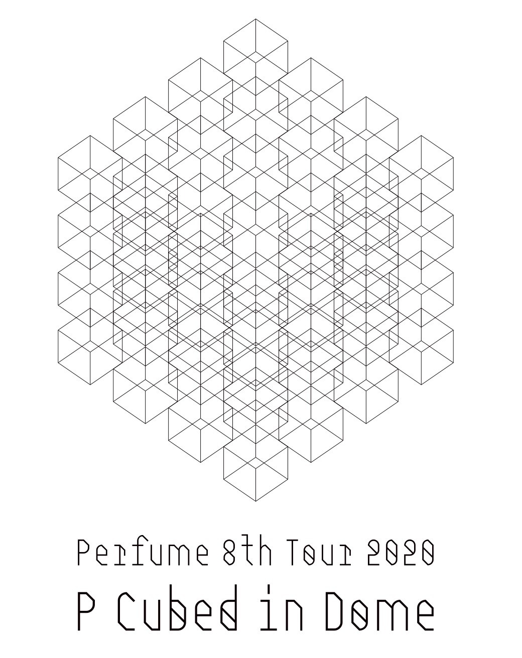 「Perfume 8th Tour 2020 "P Cubed" in Dome」ロゴ