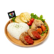 きみのハートにロックオンっ!VICTORYハンバーグプレート