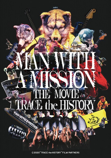 「MAN WITH A MISSION THE MOVIE -TRACE the HISTORY-」ビジュアル
