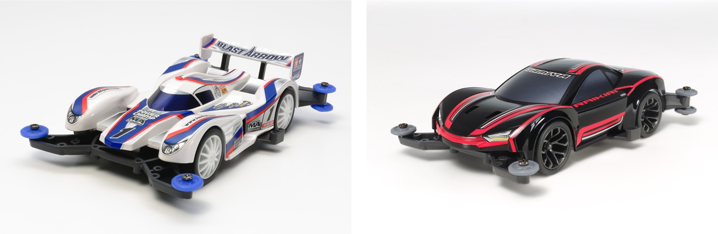 「High Speed Colors -ソニーとつくる、新感覚サーキット-」で使用されるミニ四駆。