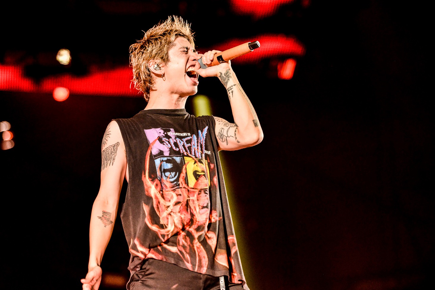 Taka（Vo）（Photo by Rui Hashimoto [SOUND SHOOTER]）