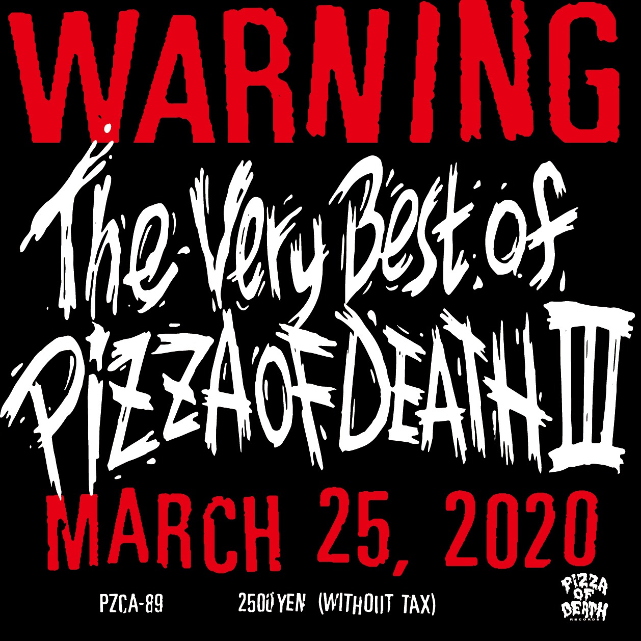 V.A.「The Very Best of PIZZA OF DEATH III」告知ビジュアル
