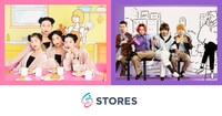 STORESテレビCMのイメージビジュアル。