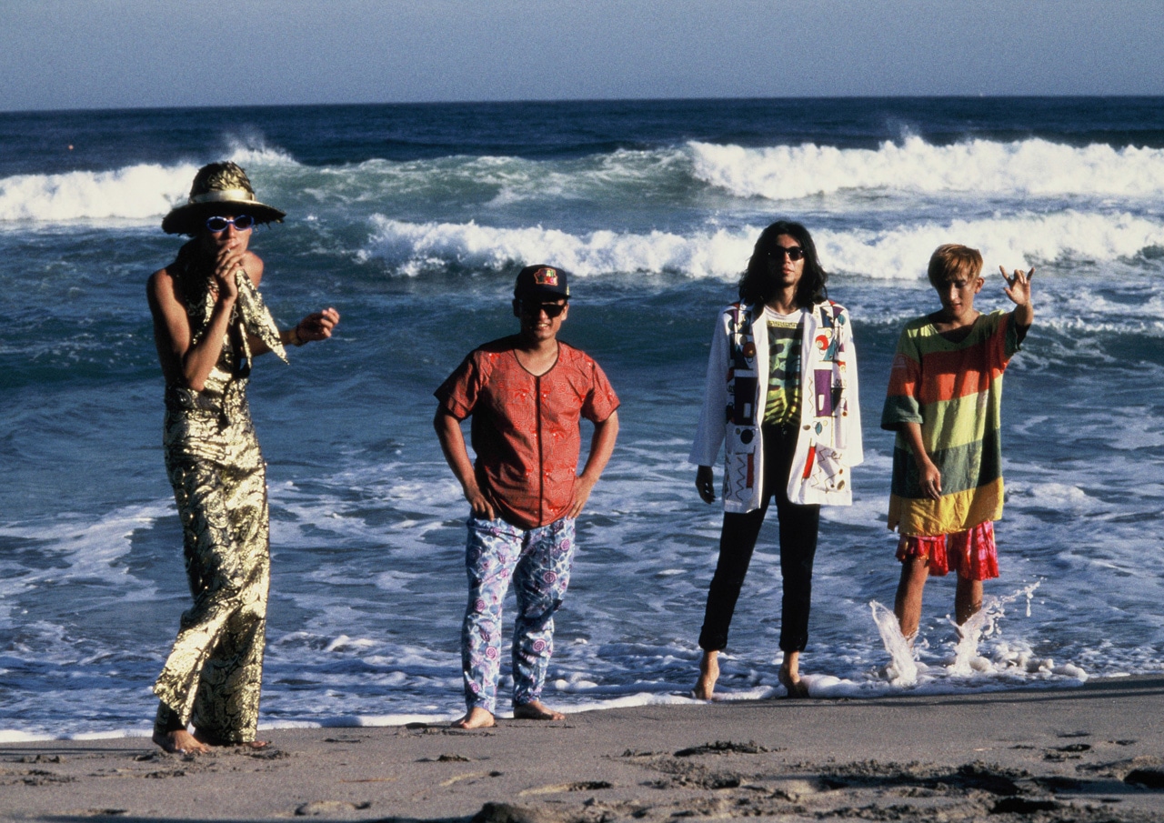 「HOT HOT GUMBO '91」を開催した伊豆・下田の海岸にて。