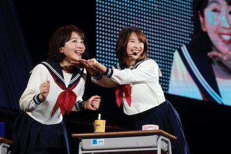 左から大橋未歩、玉井詩織。（写真提供：ニッポン放送）