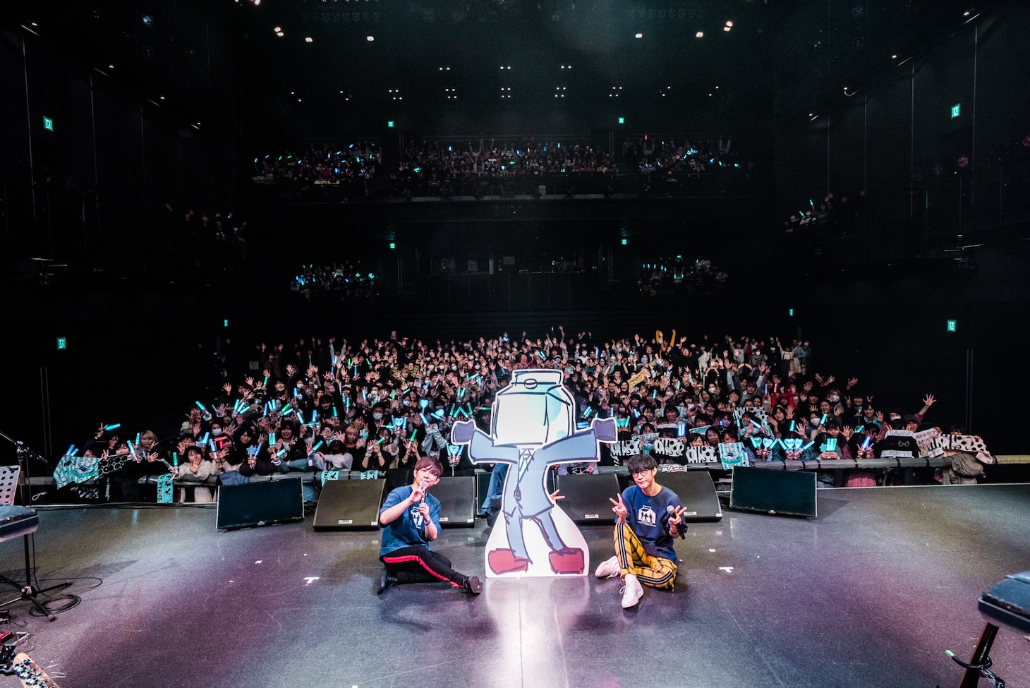 「uP!!!SPECIAL BANQUET vol.2 projected by ライブナタリー」の様子。（撮影：曽我美芽）