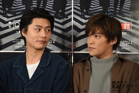 “月Side”の横尾渉と千賀健永。