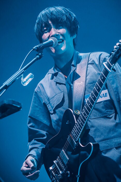 山内総一郎（Vo, G）（撮影：西槇太一）