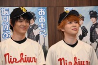 左から大橋典之、西銘駿。