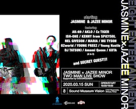 JASMINEとJAZEE MINORのツーマンライブ開催、AK-69やAKLOら参加