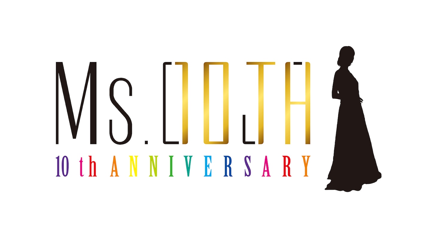 Ms.OOJAの10周年ロゴ。