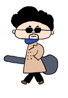 本秀康が手がけた前野健太のイラスト。