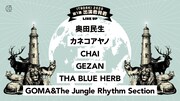 「頂」第1弾に奥田民生、カネコアヤノ、CHAI、GEZAN、THA BLUE HERB、GOMA