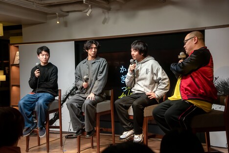 ドラマ「死にたい夜にかぎって」トークショーの様子。