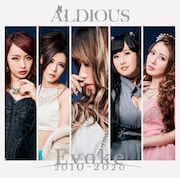 3月発売のAldious「Evoke 2010-2020」通常盤ジャケット。