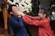 左から原田泰造（ネプチューン）、永野芽郁。(c)日本テレビ