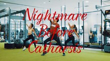 ももいろクローバーZ×TIPNESS「Nightmare Before Catharsis」エクササイズムービーのワンシーン。