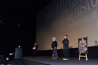 「MAN WITH A MISSION THE MOVIE -TRACE the HISTORY-」舞台挨拶の様子。（撮影：酒井ダイスケ）